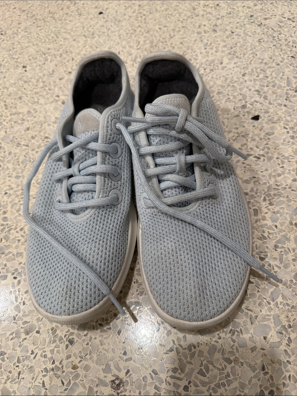 Allbirds Light blue Mesh Lace-Up Sneakers